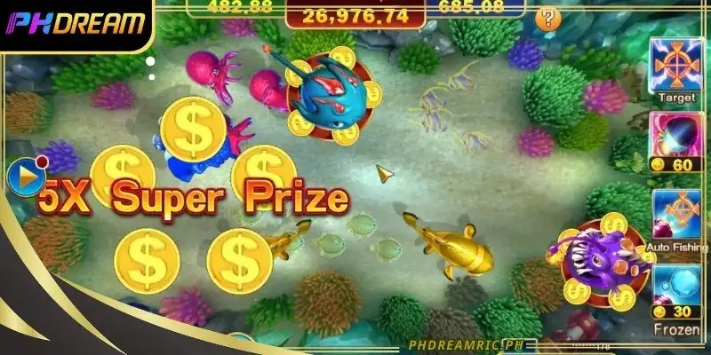 Jackpot Fishing is designed as more than a simple shooting game online