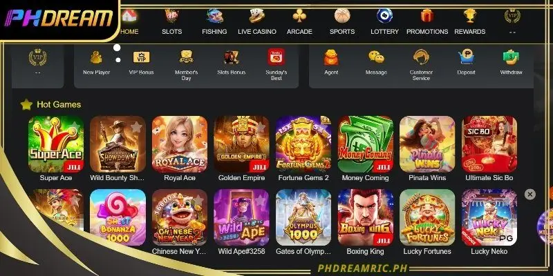 The Phdream game library is richly built to meet different needs.